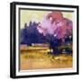 Blossom-Lou Wall-Framed Giclee Print