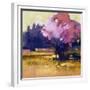 Blossom-Lou Wall-Framed Giclee Print