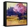 Blossom-Lou Wall-Framed Stretched Canvas