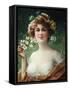 Blossoming Beauty-Emile Vernon-Framed Stretched Canvas