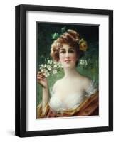 Blossoming Beauty-Emile Vernon-Framed Giclee Print