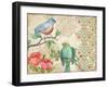 Blossoming Birds II-Paul Brent-Framed Art Print