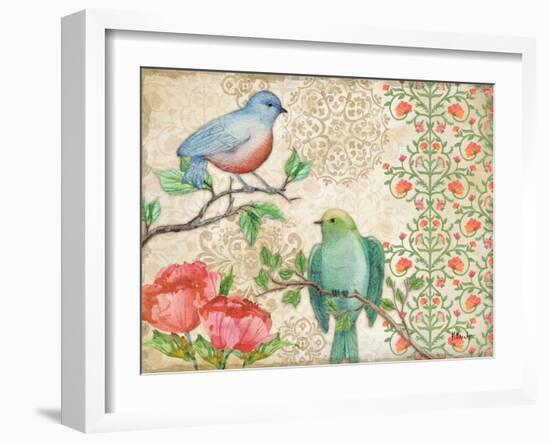 Blossoming Birds II-Paul Brent-Framed Art Print