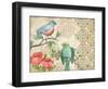 Blossoming Birds II-Paul Brent-Framed Art Print