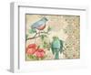 Blossoming Birds II-Paul Brent-Framed Art Print