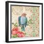 Blossoming Birds Sq I-Paul Brent-Framed Art Print