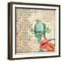 Blossoming Birds Sq II-Paul Brent-Framed Art Print