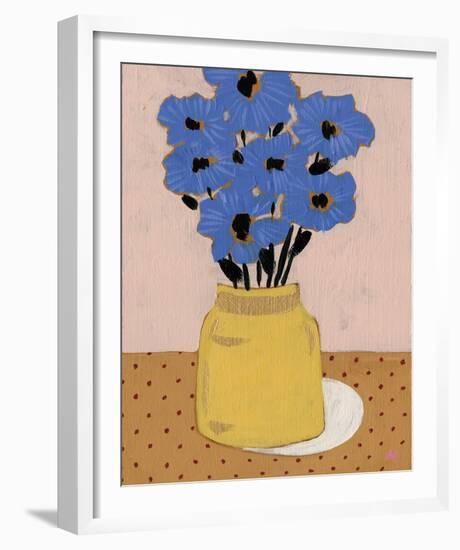 Blossoming Blues-Joelle Wehkamp-Framed Giclee Print