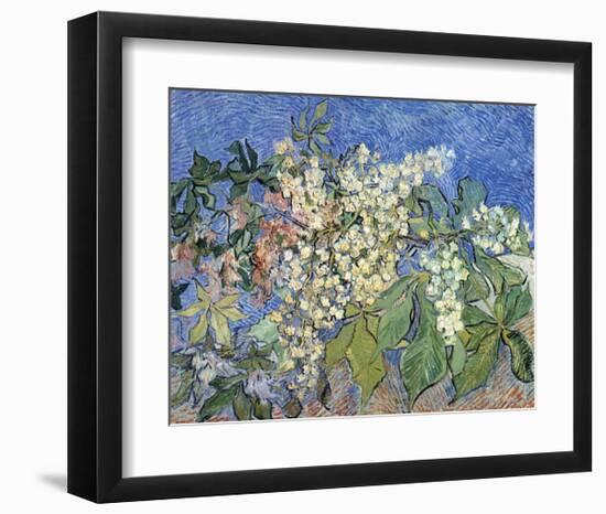 Blossoming Chestnut Branches, 1890-Vincent van Gogh-Framed Art Print