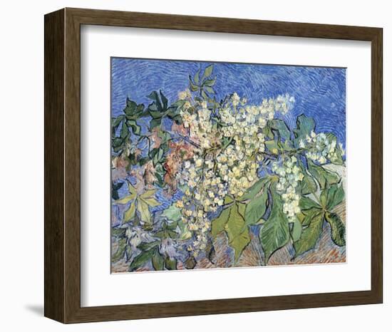 Blossoming Chestnut Branches, 1890-Vincent van Gogh-Framed Art Print