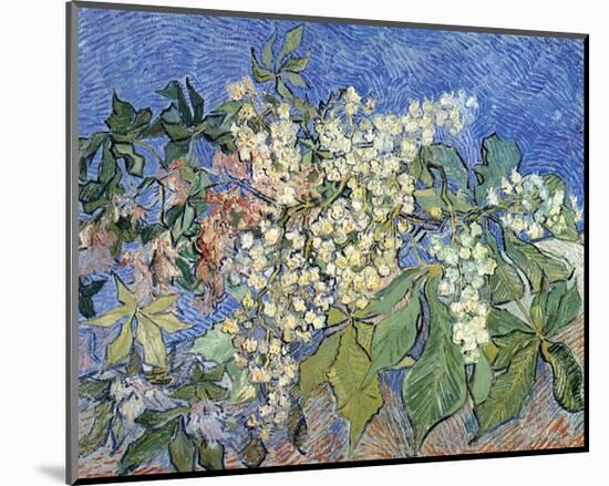 Blossoming Chestnut Branches, 1890-Vincent van Gogh-Mounted Art Print