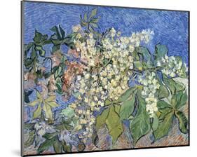 Blossoming Chestnut Branches, 1890-Vincent van Gogh-Mounted Art Print