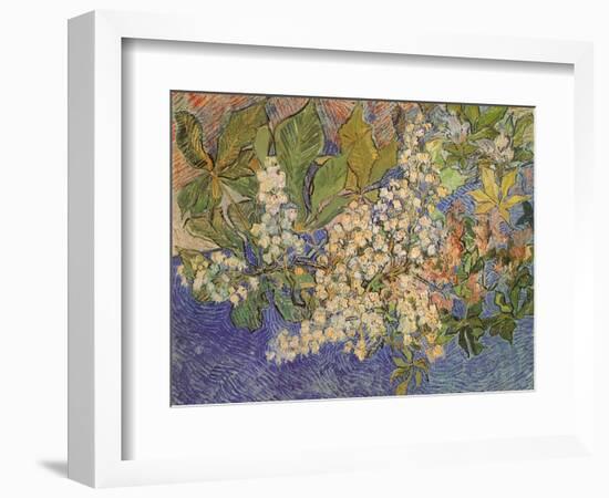 Blossoming Chestnut Branches, 1890-Vincent van Gogh-Framed Giclee Print