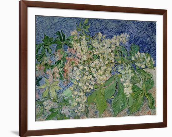 Blossoming Chestnut Branches, c.1890-Vincent van Gogh-Framed Giclee Print