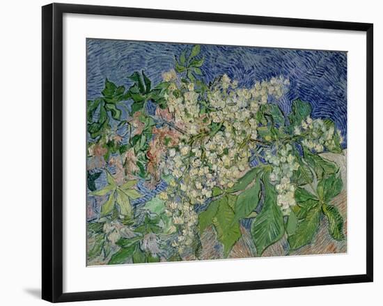 Blossoming Chestnut Branches, c.1890-Vincent van Gogh-Framed Giclee Print