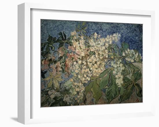 Blossoming Chestnut Branches-Vincent van Gogh-Framed Premium Giclee Print