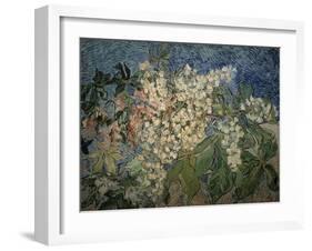 Blossoming Chestnut Branches-Vincent van Gogh-Framed Premium Giclee Print