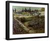 Blossoming Garden and Path-Vincent van Gogh-Framed Giclee Print