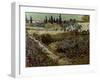 Blossoming Garden and Path-Vincent van Gogh-Framed Giclee Print