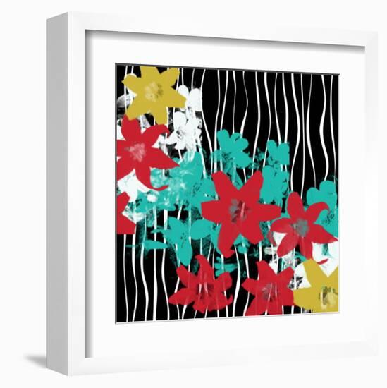 Blossoming Garden V-Yashna-Framed Art Print