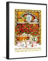 Blossoming Kitchen III-Jean-Pierre Delyle-Framed Art Print