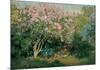 Blossoming Lilac in the Sun, c.1873-Claude Monet-Mounted Art Print