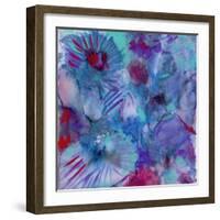 Blossoming Magenta II-null-Framed Art Print