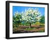 Blossoming, Spring Garden-balaikin2009-Framed Art Print