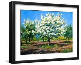 Blossoming, Spring Garden-balaikin2009-Framed Art Print