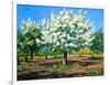 Blossoming, Spring Garden-balaikin2009-Framed Art Print