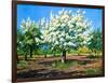 Blossoming, Spring Garden-balaikin2009-Framed Art Print