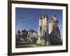 Blossoming Tree and Fairy Chimneys Near Pasabagi, Tuff Stone, Gšreme, Cappadocia, Anatolia, Turkey-Rainer Mirau-Framed Photographic Print