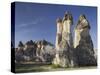 Blossoming Tree and Fairy Chimneys Near Pasabagi, Tuff Stone, Gšreme, Cappadocia, Anatolia, Turkey-Rainer Mirau-Stretched Canvas