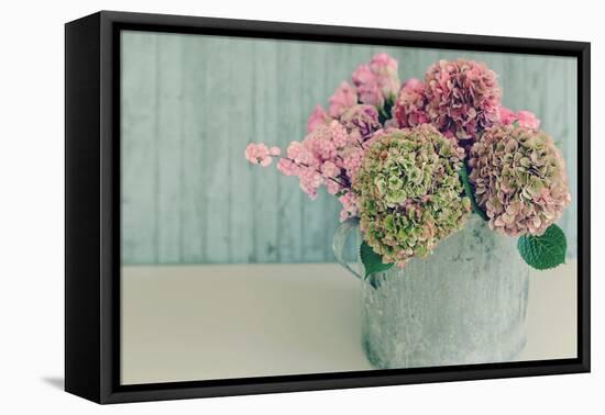 Blossoming Water Can-Sarah Gardner-Framed Stretched Canvas