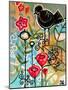 Blossoms and Blackbirds-Natasha Wescoat-Mounted Giclee Print