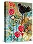 Blossoms and Blackbirds-Natasha Wescoat-Stretched Canvas