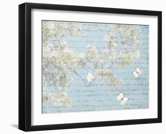 Blossoms and Butterflies I-Amy Melious-Framed Art Print