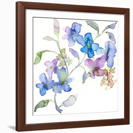 Blossoms and Roots II-Marabeth Quin-Framed Art Print