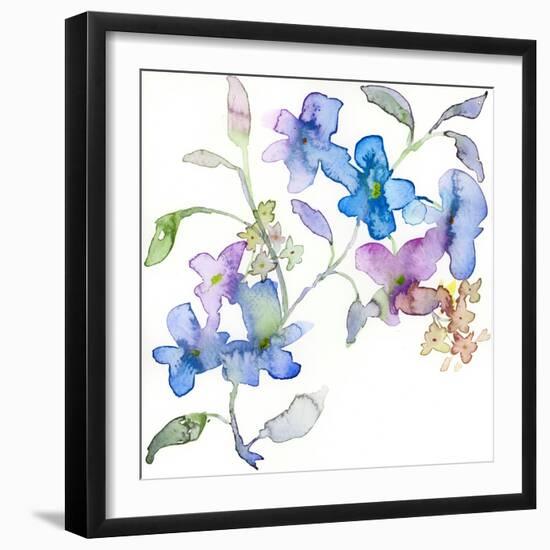 Blossoms and Roots II-Marabeth Quin-Framed Art Print