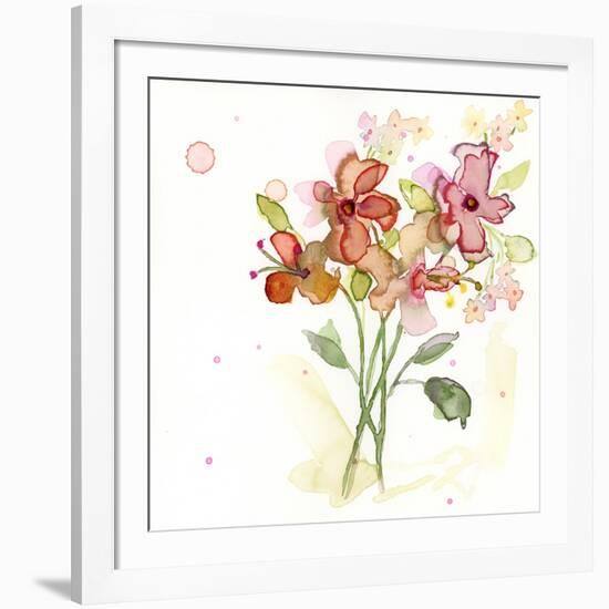 Blossoms and Roots IV-Marabeth Quin-Framed Art Print