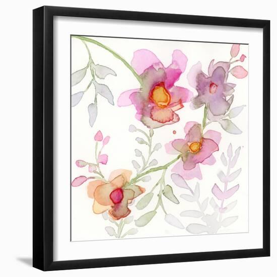 Blossoms and Roots X-Marabeth Quin-Framed Art Print