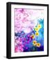 Blossoms in Blue Blue Estival Water-Alaya Gadeh-Framed Photographic Print