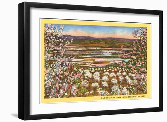 Blossoms in San Luis Obispo County-null-Framed Art Print
