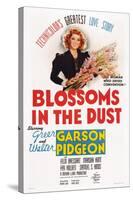 Blossoms in the Dust, Greer Garson, 1941-null-Stretched Canvas