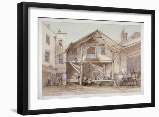 Blossoms Inn, Lawrence Lane, City of London, 1854-Thomas Colman Dibdin-Framed Giclee Print