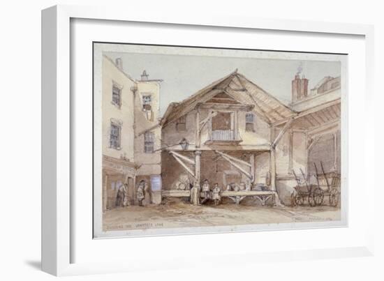 Blossoms Inn, Lawrence Lane, City of London, 1854-Thomas Colman Dibdin-Framed Giclee Print