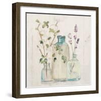 Blossoms on Birch V-Cheri Blum-Framed Art Print