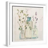 Blossoms on Birch V-Cheri Blum-Framed Art Print