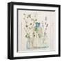 Blossoms on Birch V-Cheri Blum-Framed Art Print