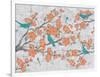 Blossoms with Birds-Diane Stimson-Framed Art Print